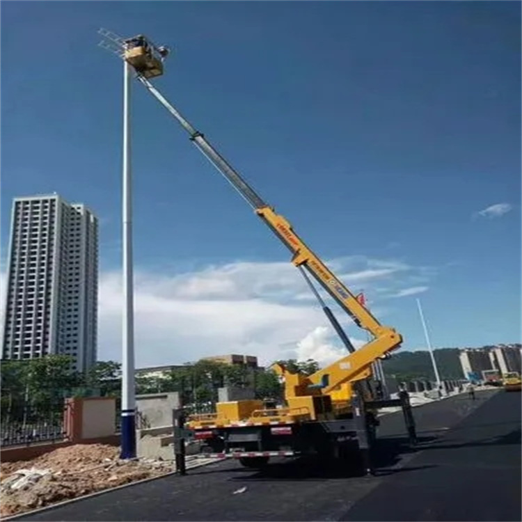 梅州维修路灯的曲臂升降车出租